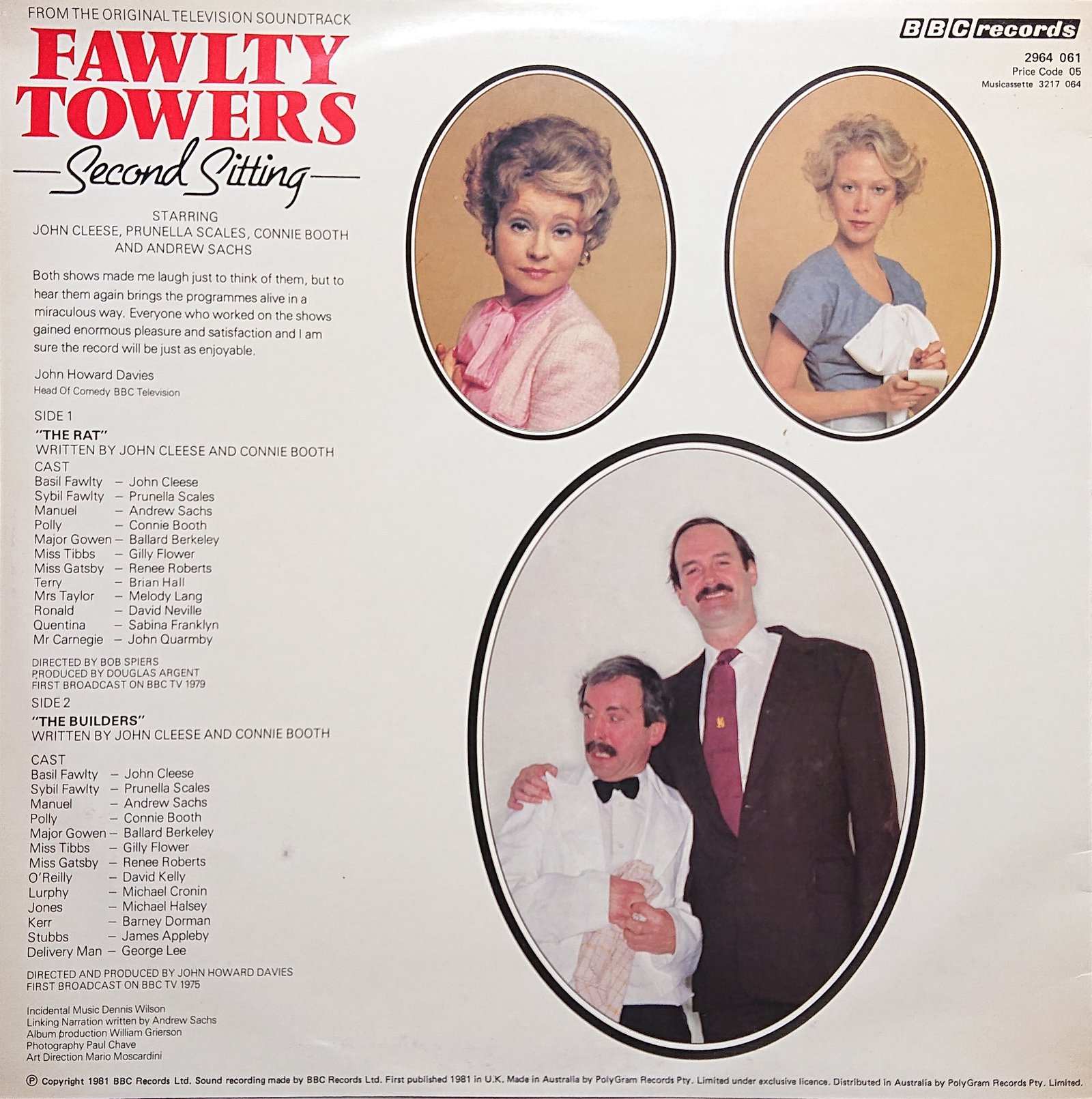 Back cover of 2964 061